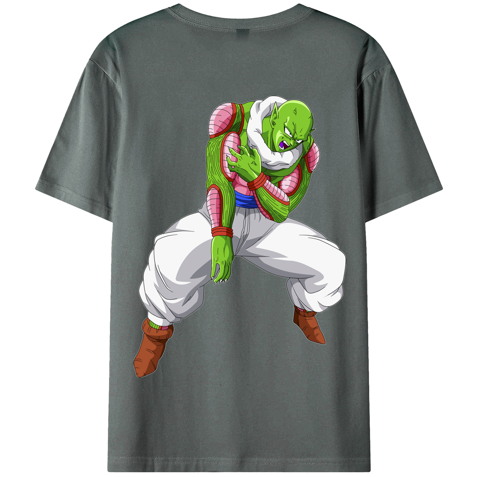 （画像用） ドラゴンボール ピッコロ DRAGON BALL Piccolo 綿100％半袖Tシャツ（背面プリント）